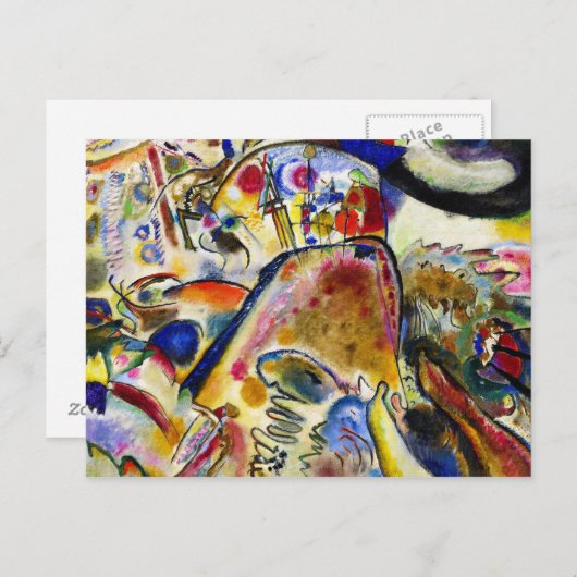 Wassily Kandinsky - Klein plezier Briefkaart (Voorkant / Achterkant)