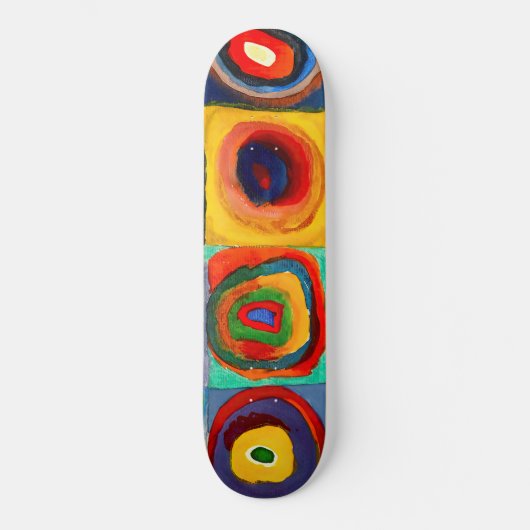 Wassily Kandinsky kringen Persoonlijk Skateboard (Voorkant)