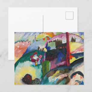 Wassily Kandinsky Landschap met Factory Chimney Briefkaart