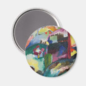 Wassily Kandinsky Landschap met Factory Chimney Magneet (Voorkant / Achterkant)