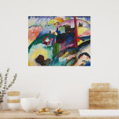 Wassily Kandinsky Landschap met Factory Chimney Poster (Keuken)