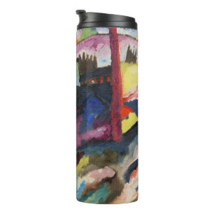 Wassily Kandinsky Landschap met Factory Chimney Thermosbeker