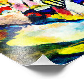 Wassily Kandinsky - Landschap met regen Foto Afdruk (Hoek)