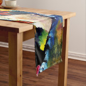 Wassily Kandinsky - Landschap met regen Korte Tafelloper (Voorbeeld)