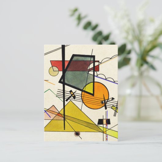 Wassily Kandinsky - Melodisch Briefkaart (Staand voorkant)