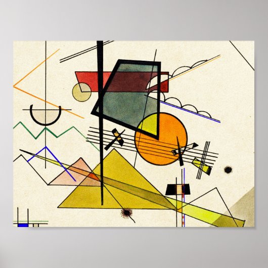 Wassily Kandinsky - Melodisch Poster (Voorkant)
