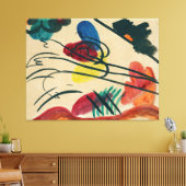 Wassily Kandinsky - Met Drie Ruiters (1910) - Canvas Afdruk (Insitu (Woonkamer))