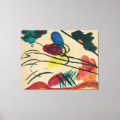 Wassily Kandinsky - Met Drie Ruiters (1910) - Canvas Afdruk (Voorkant)
