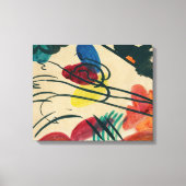 Wassily Kandinsky - Met Drie Ruiters (1910) - Canvas Afdruk (Voorkant)