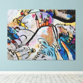 Wassily Kandinsky - Met Zon (1911) Canvas Afdruk (Insitu (Houten vloer))