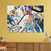 Wassily Kandinsky - Met Zon (1911) Canvas Afdruk (Insitu (Woonkamer))