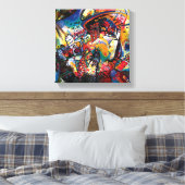 Wassily Kandinsky - Moskouse Cityscape Abstract Ar Canvas Afdruk (Insitu (Slaapkamer))