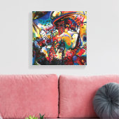 Wassily Kandinsky - Moskouse Cityscape Abstract Ar Canvas Afdruk (Insitu (Woonkamer))