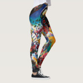 Wassily Kandinsky - Moskouse Cityscape Abstract Ar Leggings (Rechts)