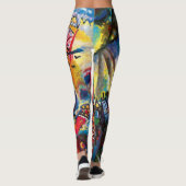 Wassily Kandinsky - Moskouse Cityscape Abstract Ar Leggings (Achterkant)