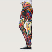 Wassily Kandinsky - Moskouse Cityscape Abstract Ar Leggings (Links)
