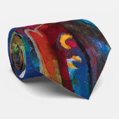 Wassily Kandinsky - Moskouse Cityscape Abstract Ar Stropdas (Opgerold)