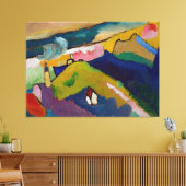 Wassily Kandinsky - Murnau – Berglandschap Canvas Afdruk (Insitu (Woonkamer))