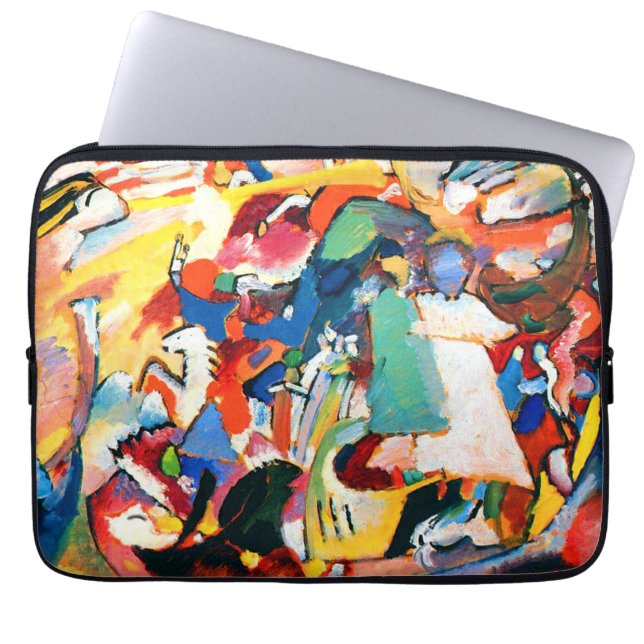 Wassily Kandinsky Neopree-laptophoes van 13 inch Laptop Sleeve (Voorkant)