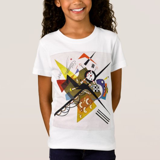 Wassily Kandinsky On White II T-shirt (Voorkant)
