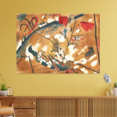 Wassily Kandinsky - Ontwerp voor 'Compositie II' Canvas Afdruk (Insitu (Woonkamer))