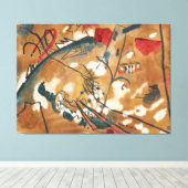 Wassily Kandinsky - Ontwerp voor 'Compositie II' Canvas Afdruk (Insitu (Houten vloer))