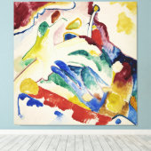 Wassily Kandinsky - Ontwerp voor 'Compositie II' Canvas Afdruk (Insitu (Houten vloer))