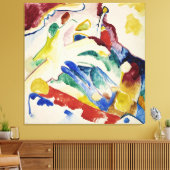 Wassily Kandinsky - Ontwerp voor 'Compositie II' Canvas Afdruk (Insitu (Woonkamer))