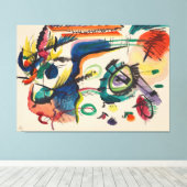 Wassily Kandinsky - Ontwerp voor 'Compositie II' Canvas Afdruk (Insitu (Houten vloer))
