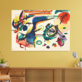 Wassily Kandinsky - Ontwerp voor 'Compositie II' Canvas Afdruk (Insitu (Woonkamer))