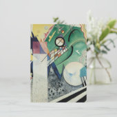 Wassily Kandinsky Open Green Feestdagenkaart (Staand voorkant)