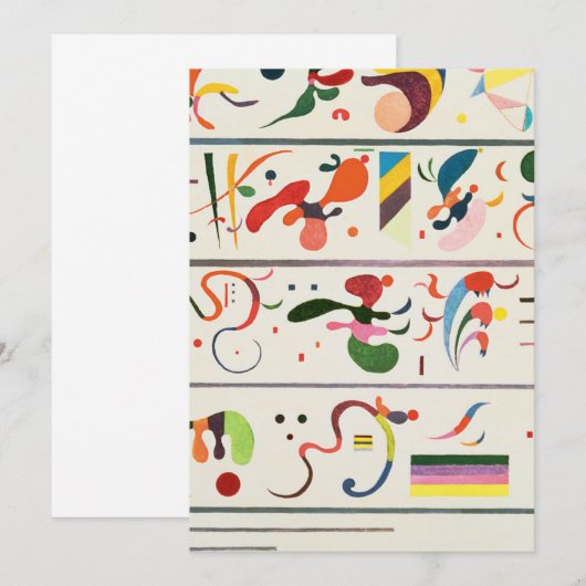 Wassily Kandinsky - Opvolging Kaart (Voorkant / Achterkant)