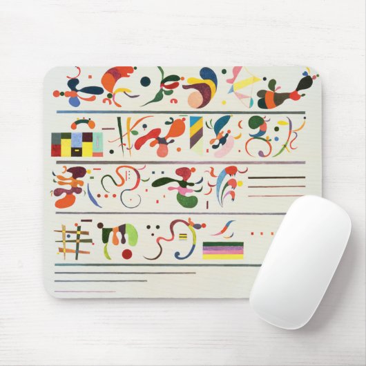 Wassily Kandinsky - Opvolging Muismat (Met muis)