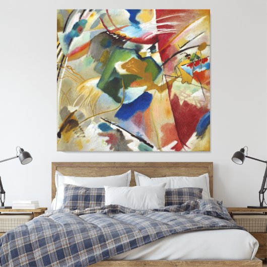 Wassily Kandinsky - Oriëntaals (1909) Canvas Afdruk (Insitu (Slaapkamer))