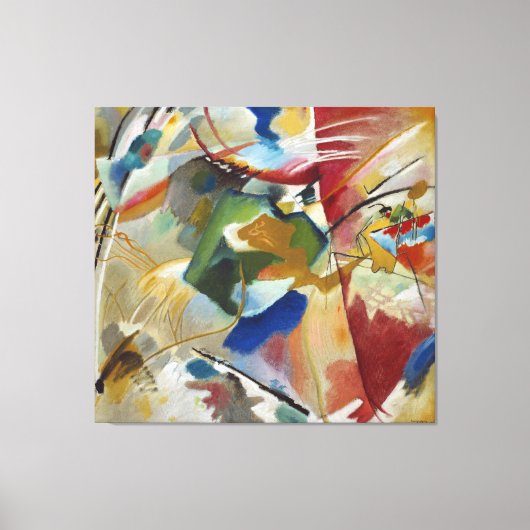 Wassily Kandinsky - Oriental (1909) Canvas Afdruk (Voorkant)