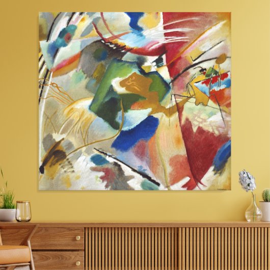 Wassily Kandinsky - Oriental (1909) Canvas Afdruk (Insitu (Woonkamer))