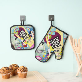 Wassily Kandinsky Ovenwant & Pannenlap Set