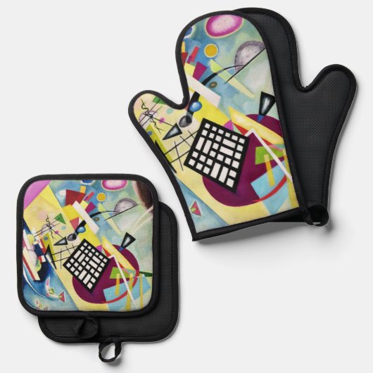 Wassily Kandinsky Ovenwant & Pannenlap Set (Voorkant / Achterkant)