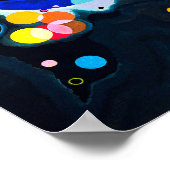 Wassily Kandinsky over verschillende cirkels Poster (Hoek)