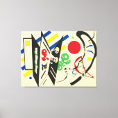 Wassily Kandinsky - Réciproque (1935) Canvas Afdruk (Voorkant)