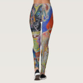 Wassily Kandinsky Rode vlek Klassieke Abstracte ku Leggings (Achterkant)