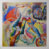 Wassily Kandinsky Rode vlek Klassieke Abstracte ku Poster (Voorkant)