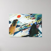 Wassily Kandinsky - Romantisch landschap Canvas Afdruk (Voorkant)