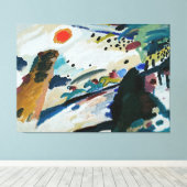 Wassily Kandinsky - Romantisch landschap Canvas Afdruk (Insitu (Houten vloer))