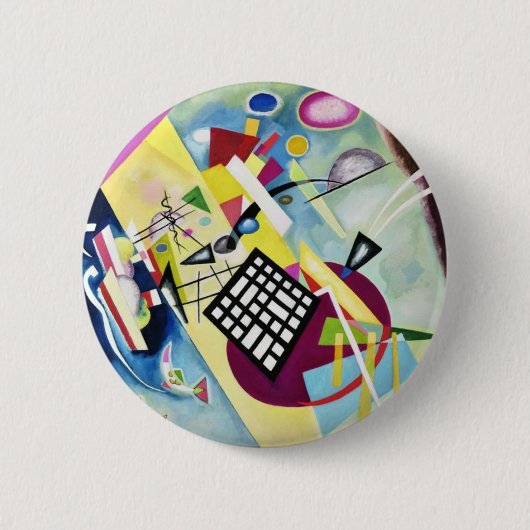 Wassily Kandinsky Ronde Button 5,7 Cm (Voorkant)