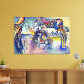 Wassily Kandinsky - Saint George & The Horsperma Canvas Afdruk (Insitu (Woonkamer))