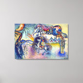Wassily Kandinsky - Saint George & The Horsperma Canvas Afdruk (Voorkant)