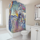 Wassily Kandinsky - Saint George & The Horsperma Douchegordijn (In situ)