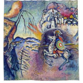 Wassily Kandinsky - Saint George & The Horsperma Douchegordijn