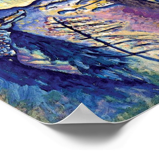 Wassily Kandinsky - Saint George & The Horsperma Poster (Hoek)